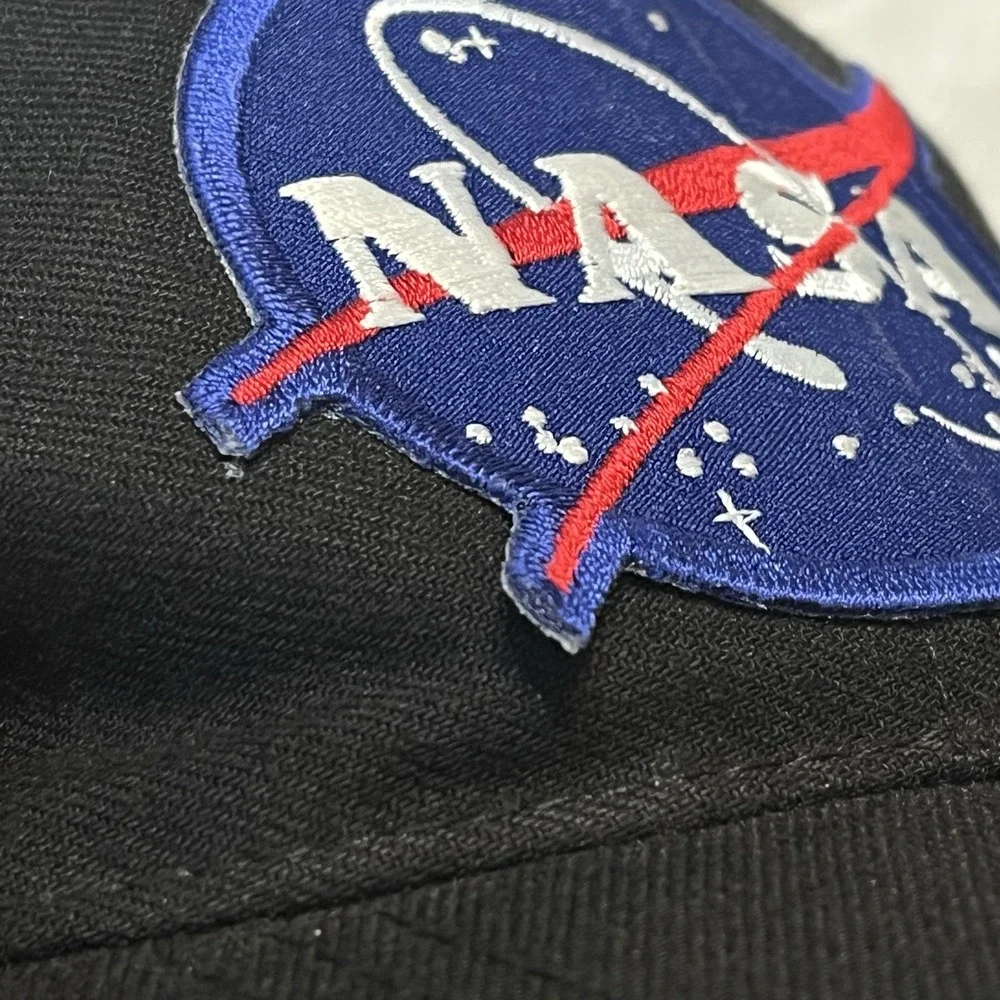 NASA Patch Hat Vintage Space Snap Back Black Cap Armadillo Brands